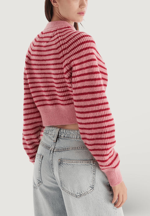 Tommy Hilfiger Maglia Maglione Tommy Hilfiger Jeans TJW CROP BADGE SWEAT S  - Francavilla Moda